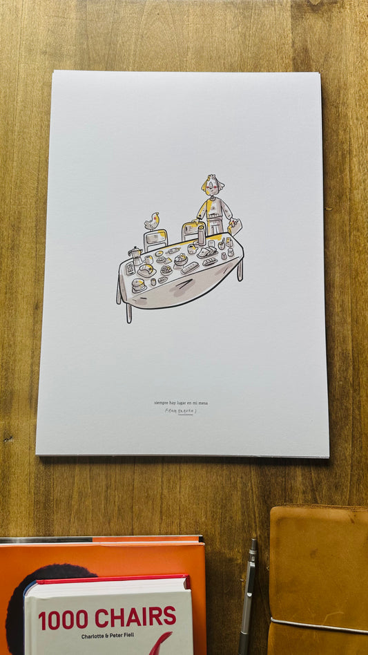 La mesa — Digital PDF (A3)