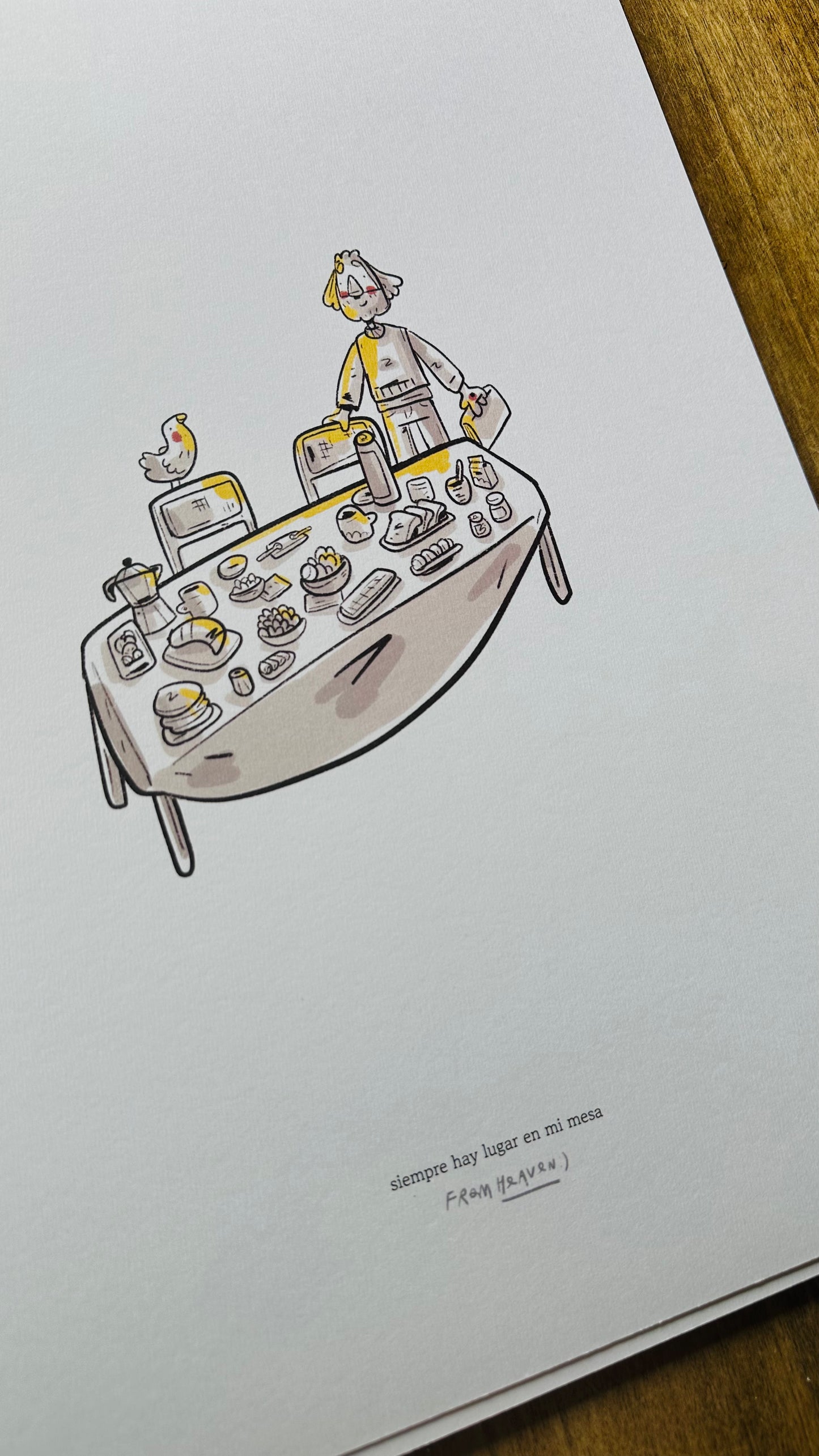 La mesa — Digital PDF (A3)