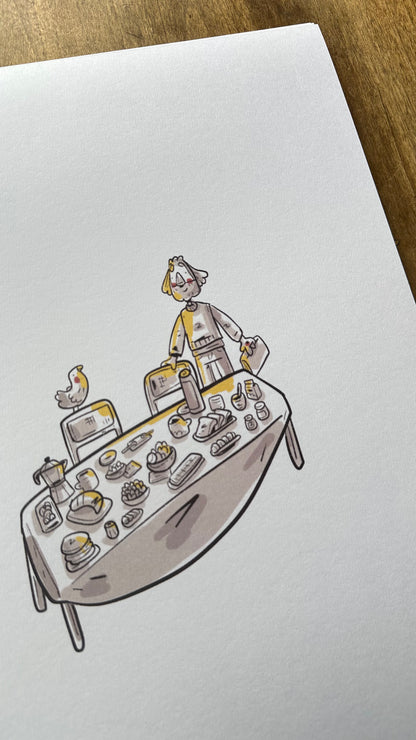 La mesa — Digital PDF (A3)